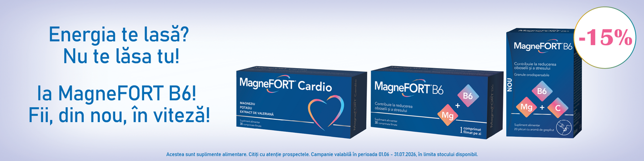 Magnefort 15% Reducere Iunie-Iulie