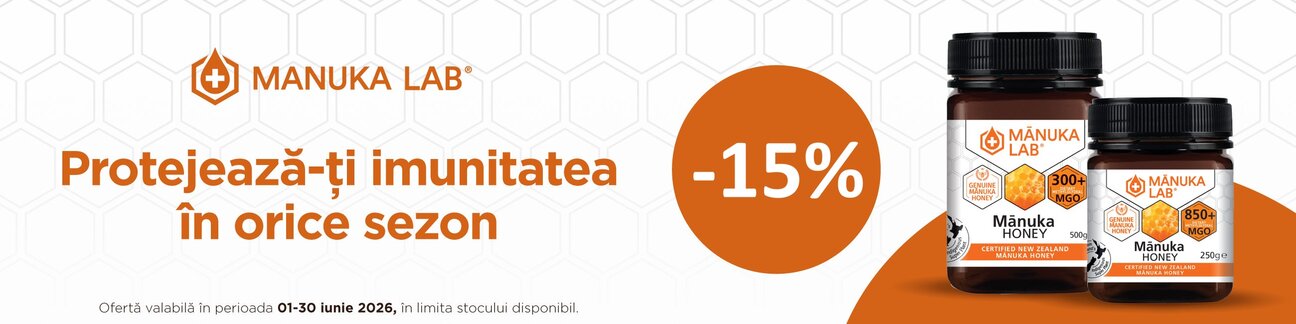 Manuka 15% Reducere Iunie