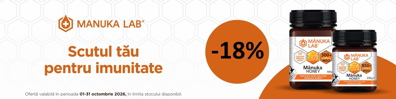 Manuka Lab 18% Reducere Octombrie