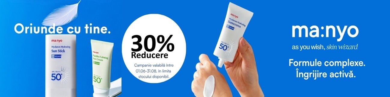 Manyo 30% Reducere Iunie-August
