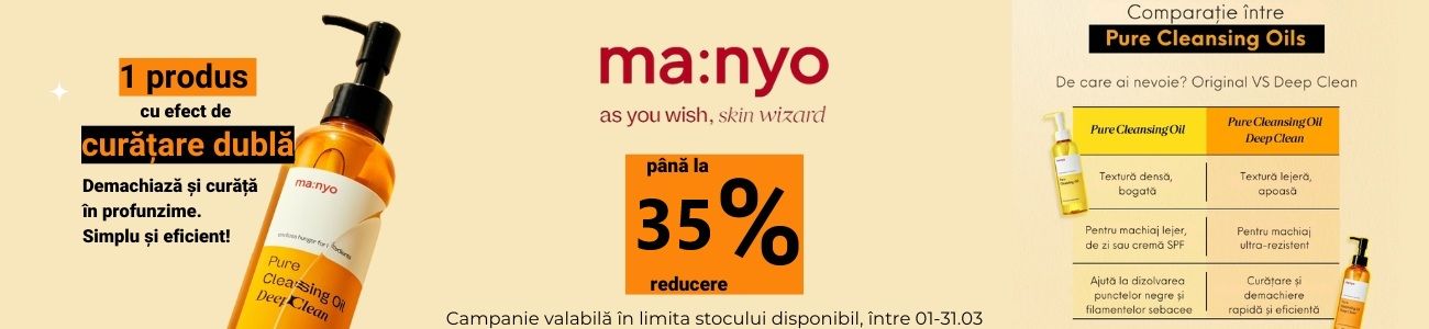 Manyo Pana la 35% Reducere Martie