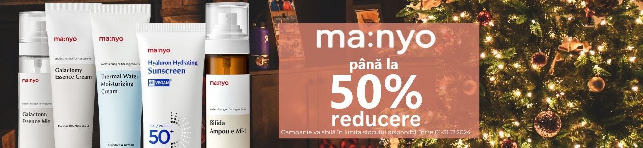 Manyo Pana la 50% Reducere Decembrie