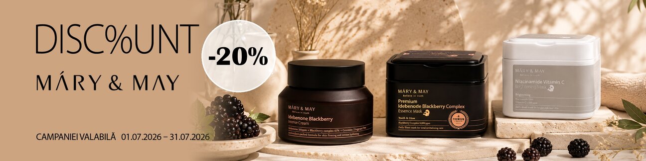 Mary And May 20% Reducere Iulie