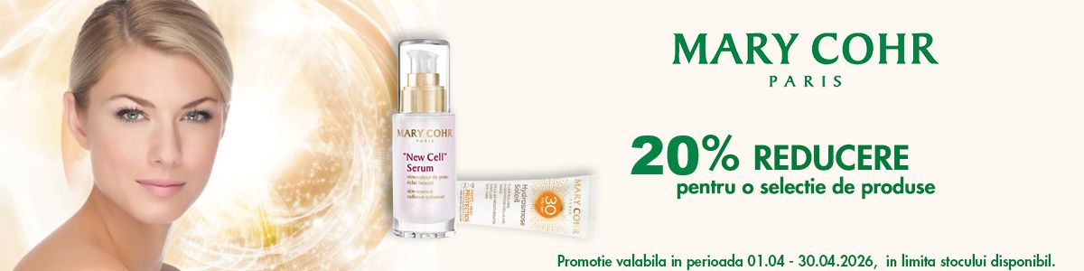 Mary Cohr 20% Reducere Aprilie