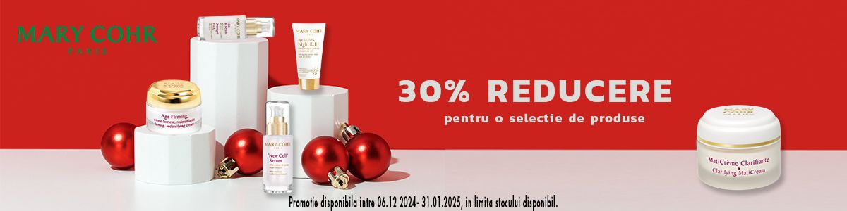 Mary Cohr 30% Reducere Decembrie-Ianuarie