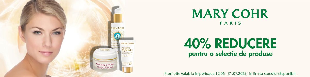 Mary Cohr 40% Reducere Iunie-Iulie