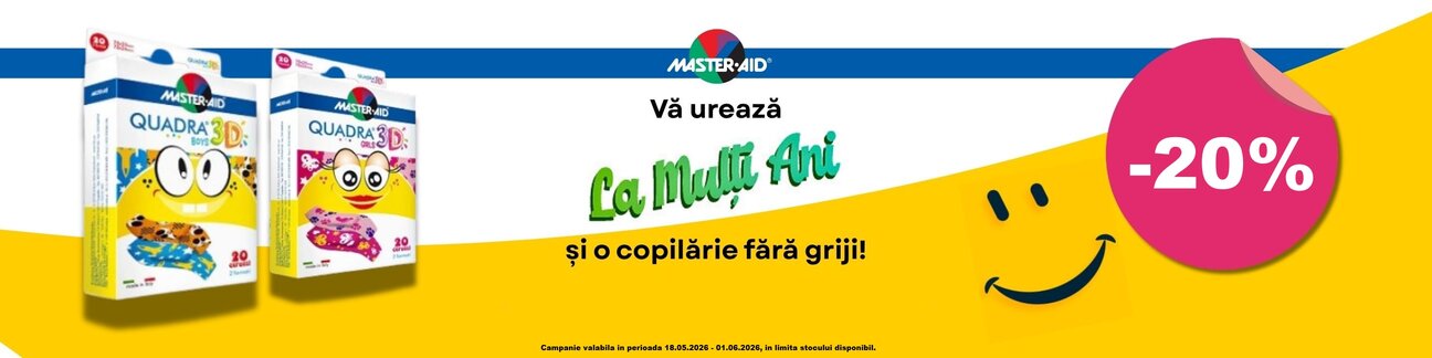 Master Aid 20% Reducere Ziua Copilului
