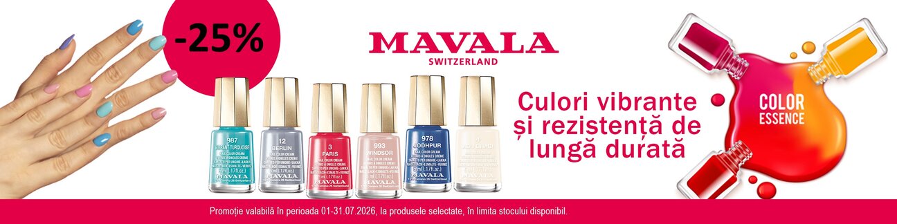 Mavala 25% Reducere Iulie