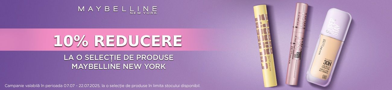 Maybelline 10% Reducere Iulie