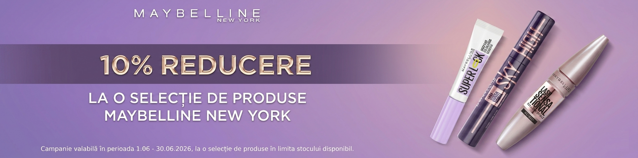 Maybelline 10% Reducere Iunie