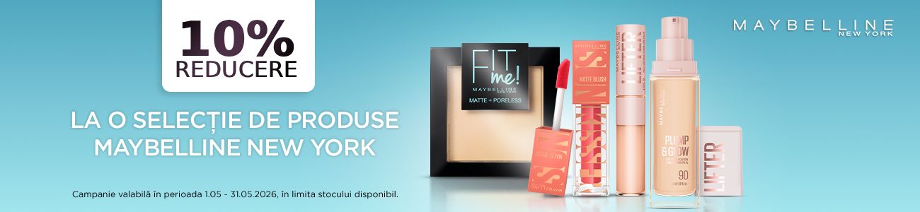 Maybelline 10% Reducere Mai