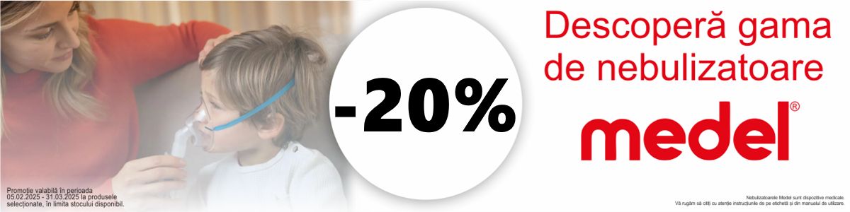 Medel 20% Reducere Februarie-Martie