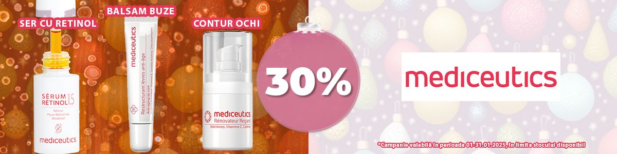 Mediceutics 30% Reducere Ianuarie 