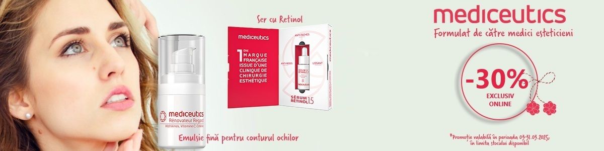 Mediceutics 30% Reducere Martie EXCLUSIV ONLINE