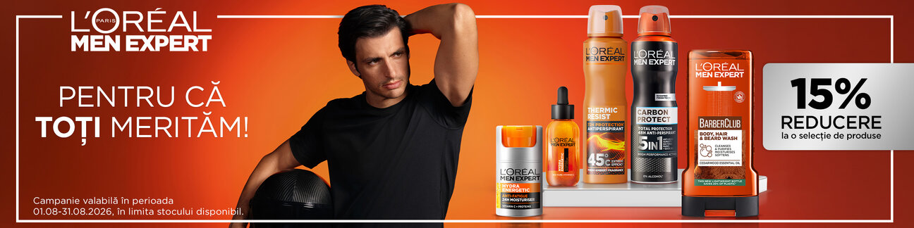 Men Expert 15% Reducere August