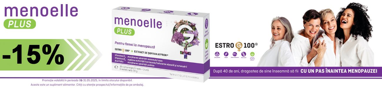 Menoelle 15% Reducere Mai
