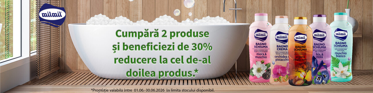Mil Mil 1+30% Reducere la al 2-lea Iunie