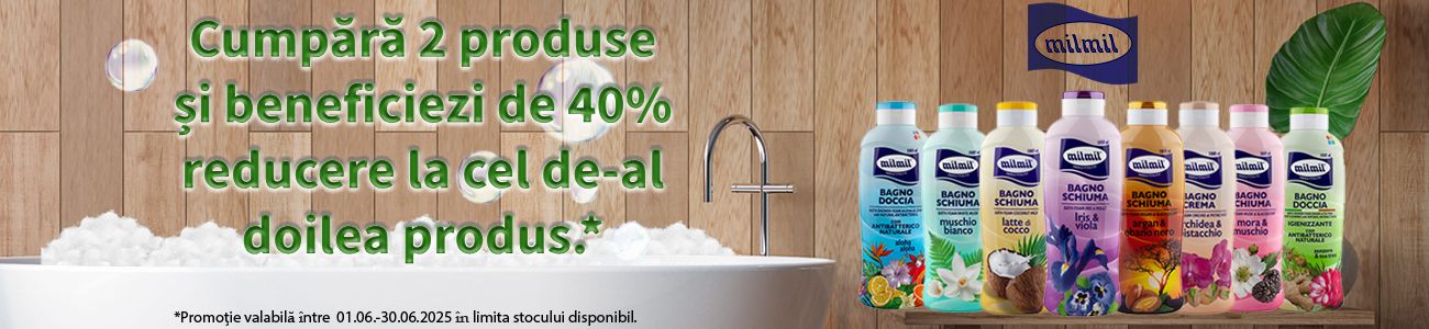 Mil Mil 1+40% Reducere la al 2-lea Iunie
