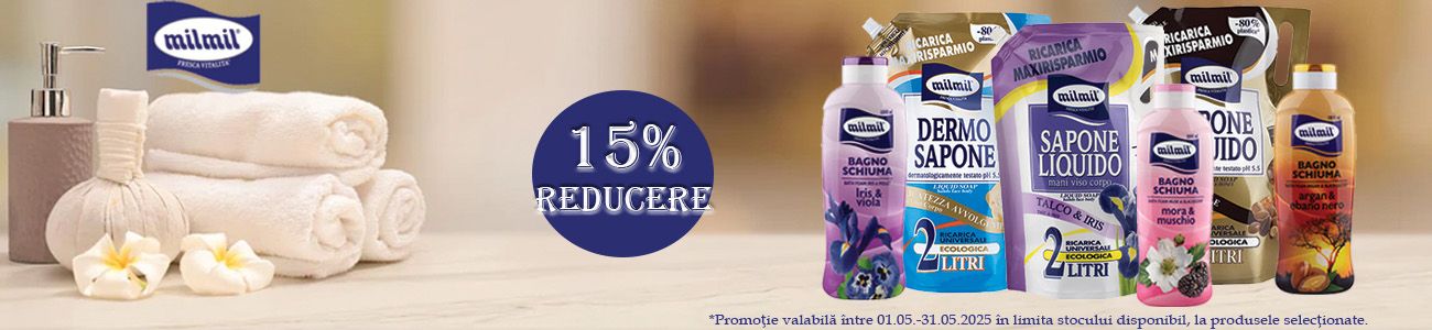 Mil Mil 15% Reducere Mai