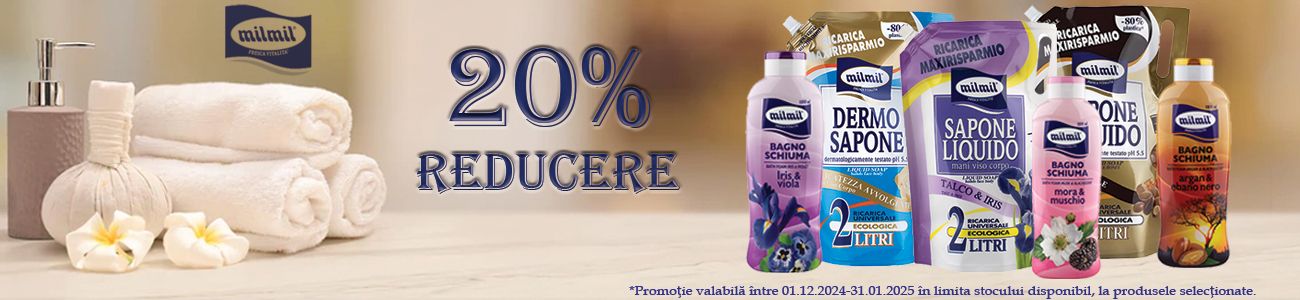 Mil Mil 20% Reducere Decembrie-Ianuarie