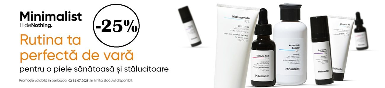 Minimalist 25% Reducere Iulie