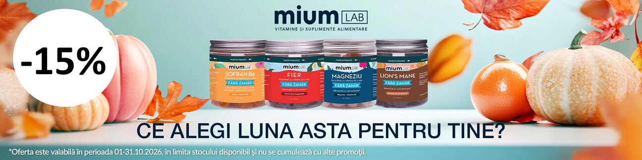 Mium 15% Reducere Octombrie