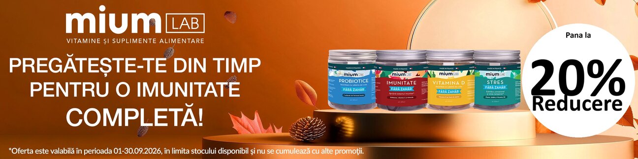 Mium Pana la 20% Reducere Septembrie