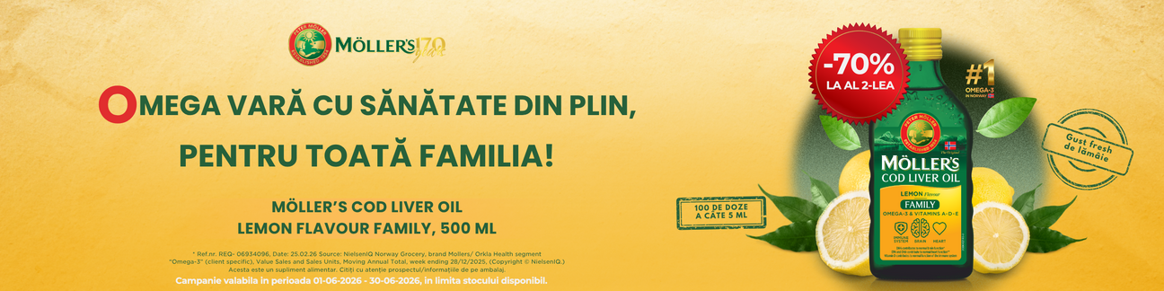 Mollers 1+70% Reducere la al 2-lea IDENTIC Iunie