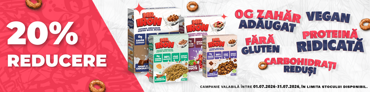 Mr. Iron 20% Reducere Zorii Reducerilor