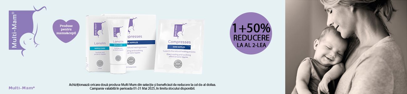 Multi-Mum 1+50% Reducere la al 2-lea Mai