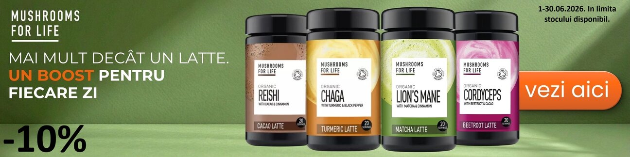 MushroomForLife 10% Reducere Iunie
