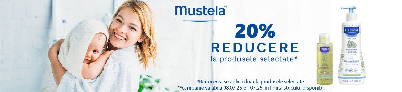 Mustela 20% Reducere Iulie