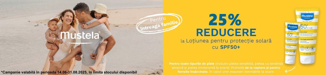 Mustela 25% Reducere Iunie-August