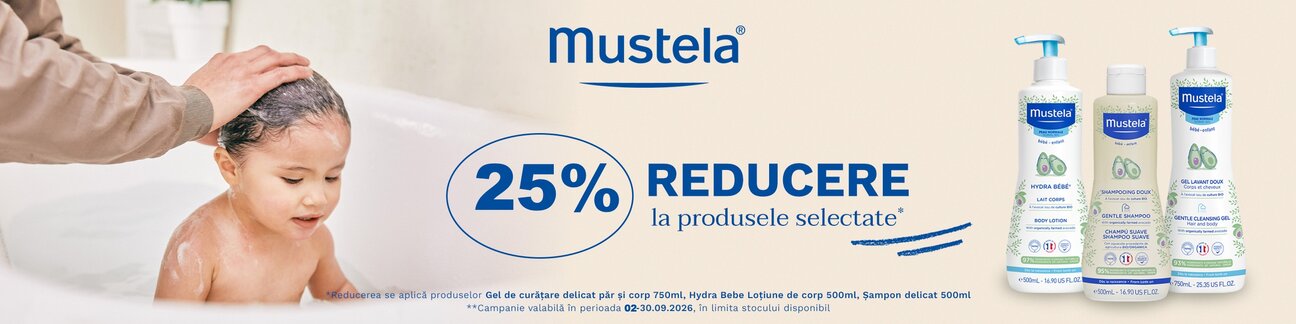 Mustela 25% Reducere Septembrie