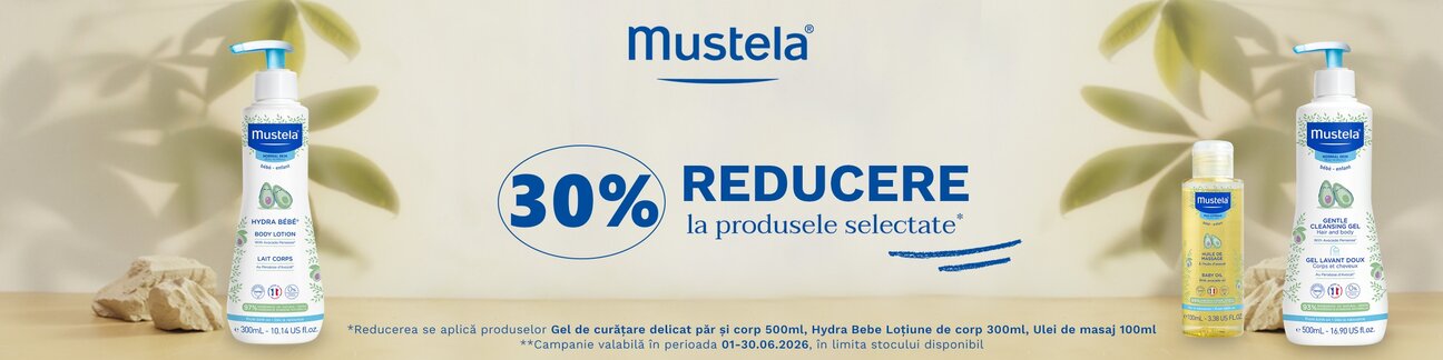 Mustela 30% Reducere Iunie