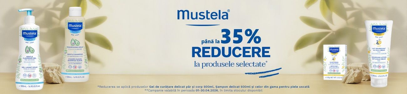 Mustela Pana la 35% Reducere Aprilie