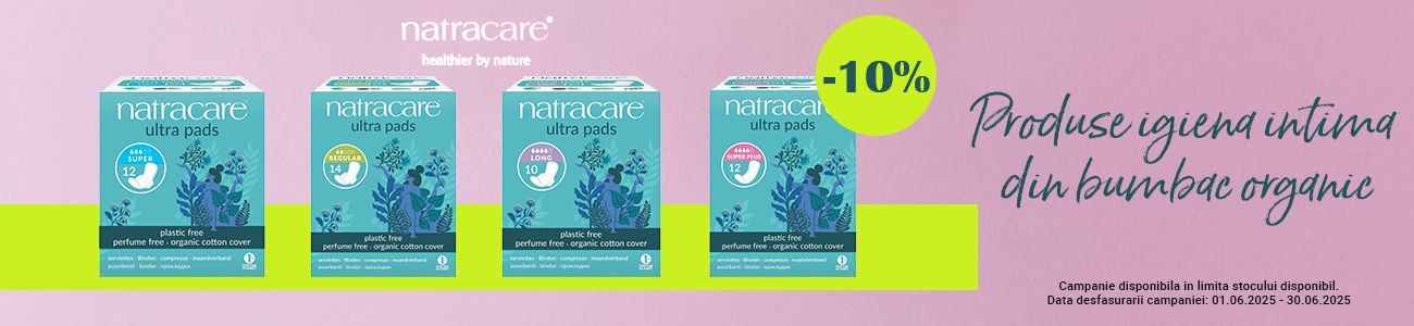 Natracare 10% Reducere Iunie