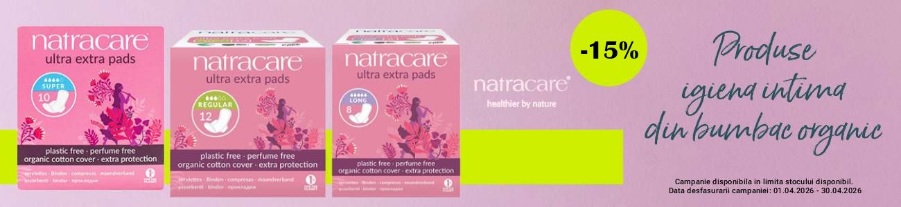 Natracare 15% Reducere Aprilie