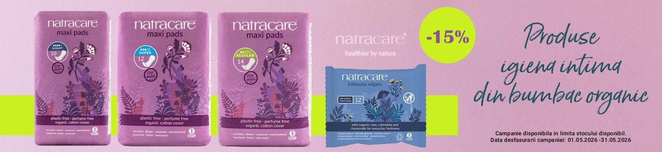Natracare 15% Reducere Mai