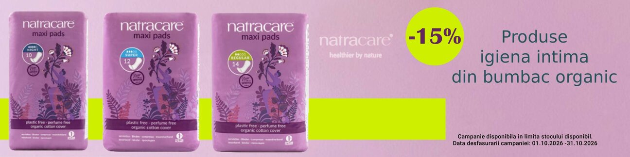 Natracare 15% Reducere Octombrie