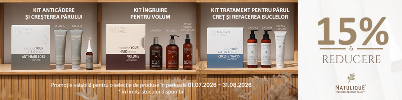 Natulique 15% Reducere Iulie-August