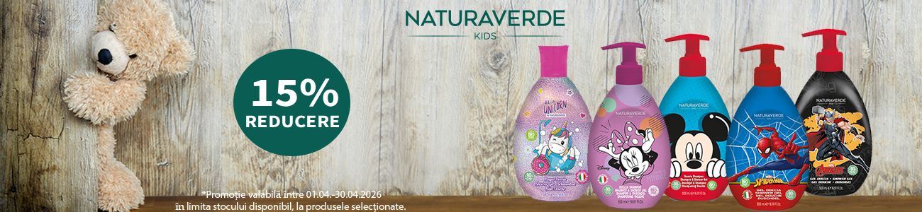 Naturaverde Kids 15% Reducere Aprilie