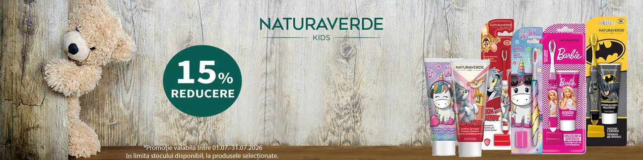 Naturaverde Kids 15% Reducere Iulie