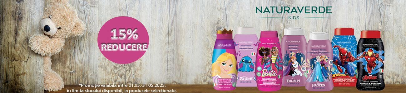 Naturaverde Kids 15% Reducere Mai