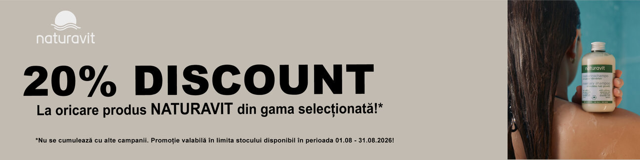 NATURAVIT 20% Reducere August
