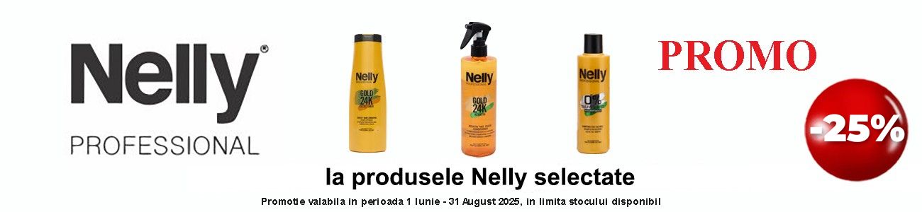 Nelly Professional 25% Reducere Iunie-August