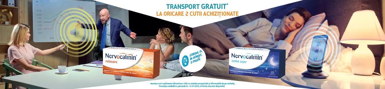 Nervocalmin Transport Gratuit Iulie