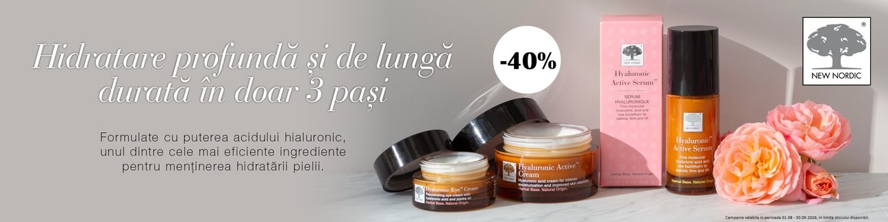 New Nordic Hyaluron 40% Reducere August-Septembrie
