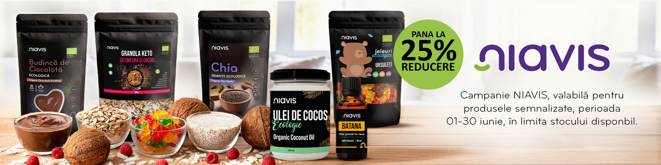 Niavis Pana la 25% Reducere Iunie