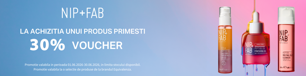 NIP+FAB 30% Voucher in cos Iunie